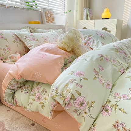 91家纺网 家纺一手货源 找家纺 （总）朵安家纺 2024新款12868全棉四件套系列-四件套