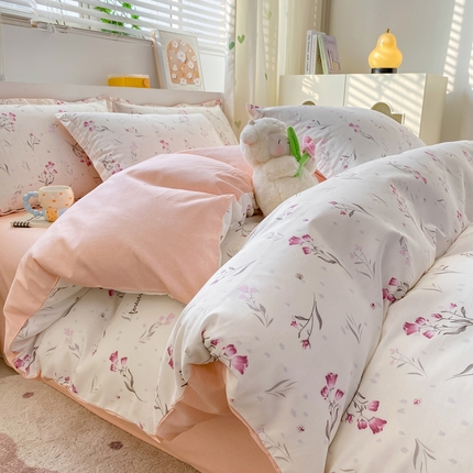 91家纺网 家纺一手货源 找家纺 （总）朵安家纺 2024新款12868全棉四件套系列-四件套