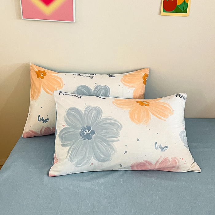 91家纺网 家纺一手货源 找家纺 红馆 2025年全棉12868印花系列四件套 慕夏