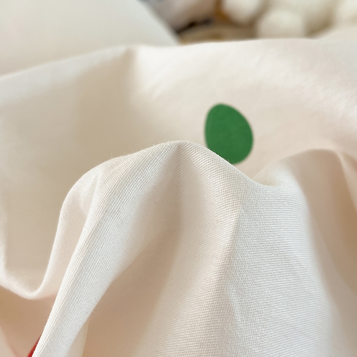 91家纺网 家纺一手货源 找家纺 红馆 2025年全棉12868印花系列四件套 三只小狗