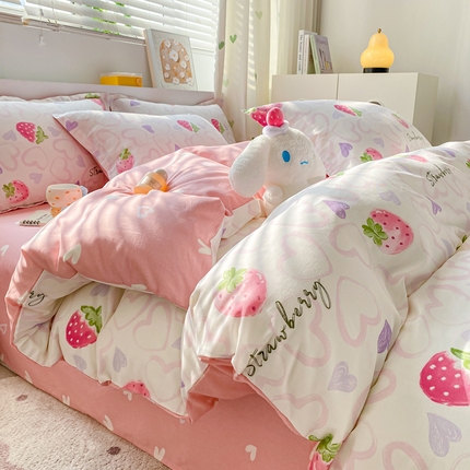 91家纺网 家纺一手货源 找家纺 （总）朵安家纺 2024新款12868全棉四件套系列-四件套