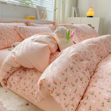 91家纺网 家纺一手货源 找家纺 （总）朵安家纺 2024新款12868全棉四件套系列-四件套