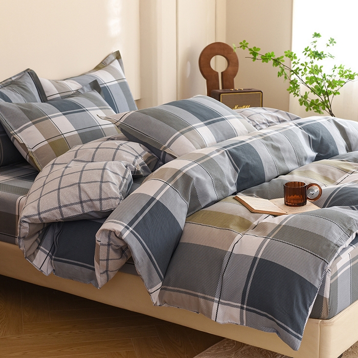 91家纺网 家纺一手货源 找家纺 八十八家纺 2025新款全棉12868床笠款四件套 加州风情