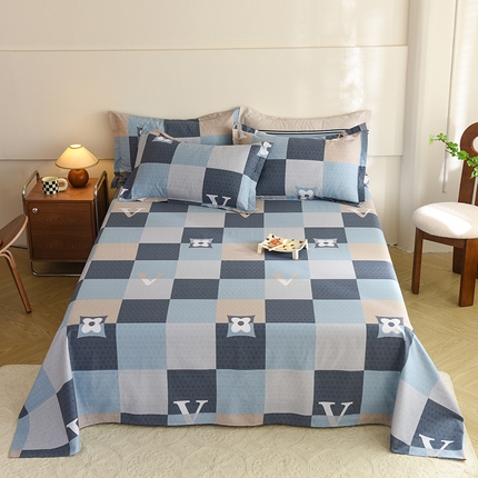 91家纺网 家纺一手货源 找家纺 八十八家纺2025新款全棉12868系列四件套单品床单 交响曲