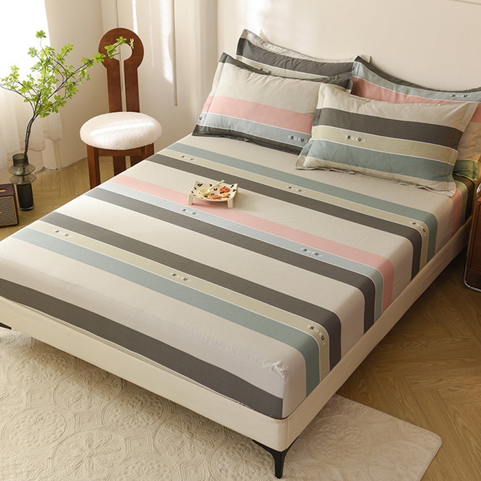 91家纺网 家纺一手货源 找家纺 八十八家纺 2025新款全棉12868系列单品床笠 绅调