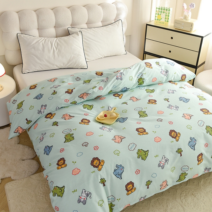 91家纺网 家纺一手货源 找家纺 八十八家纺 2025新款全棉12868系列单品被套 森森乐园