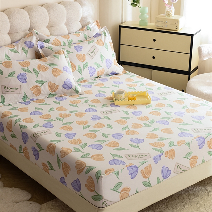 91家纺网 家纺一手货源 找家纺 八十八家纺 2025新款全棉12868系列单品床笠 雅晴