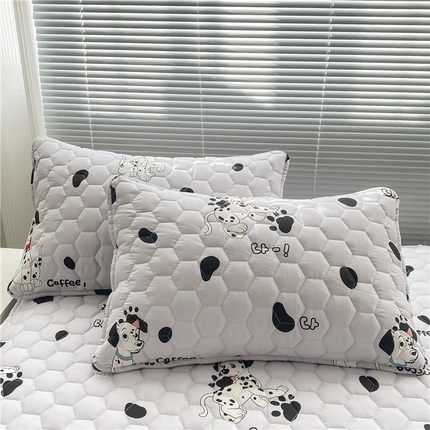 91家纺网 家纺一手货源 找家纺 （总） 九亭家纺 2024新款全棉夹棉防口水防头油枕套