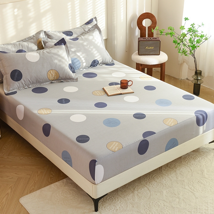 91家纺网 家纺一手货源 找家纺 八十八家纺 2025新款全棉12868系列单品床笠 圈尚生活