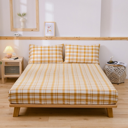 91家纺网 家纺一手货源 找家纺 （总）恋人优选 2024新款纯棉色织床笠枕套