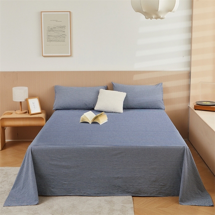 91家纺网 家纺一手货源 找家纺 （总）恋人优选 2024新款纯棉色织水洗床单枕套