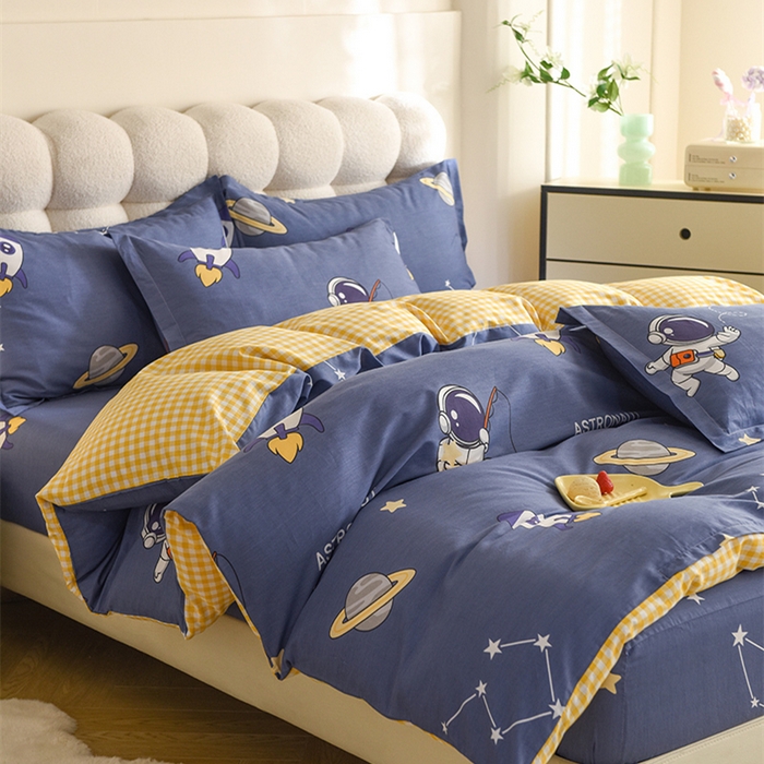 91家纺网 家纺一手货源 找家纺 八十八家纺 2025新款全棉12868床笠款四件套 星际迷航