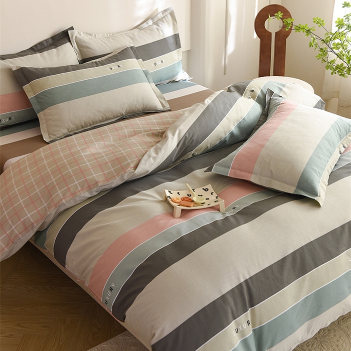 91家纺网 家纺一手货源 找家纺 八十八家纺 2025新款全棉12868床笠款四件套 绅调