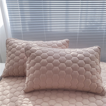 91家纺网 家纺一手货源 找家纺 （总） 九亭家纺 2024新款全棉夹棉防口水防头油枕套