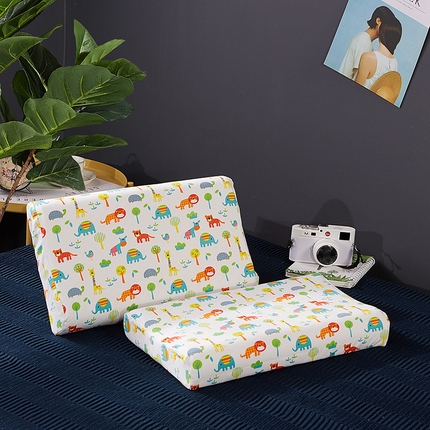 91家纺网 家纺一手货源 找家纺 （总）萌番宝 2024全棉新款儿童乳胶枕44*27泰国天然乳胶枕A品50*30学生乳胶枕