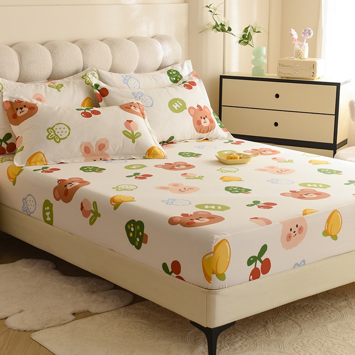 91家纺网 家纺一手货源 找家纺 八十八家纺 2025新款全棉12868系列单品床笠 糖果盒