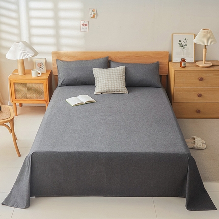 91家纺网 家纺一手货源 找家纺 （总）恋人优选 2024新款纯棉色织水洗床单枕套