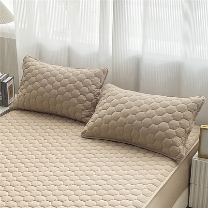 91家纺网 家纺一手货源 找家纺 （总） 九亭家纺 2024新款全棉夹棉防口水防头油枕套