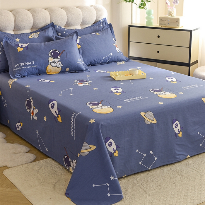 91家纺网 家纺一手货源 找家纺 八十八家纺2025新款全棉12868系列四件套单品床单 星际迷航