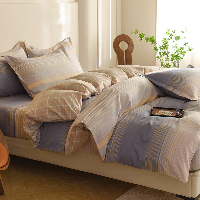 91家纺网 家纺一手货源 找家纺 八十八家纺 2025新款全棉12868床笠款四件套 网络时代