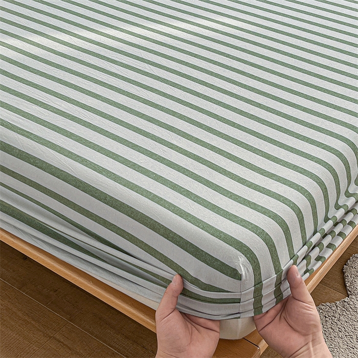 91家纺网 家纺一手货源 找家纺 蓝米卡夫 2024新品-全棉色织水洗棉A类单品系列 青绿