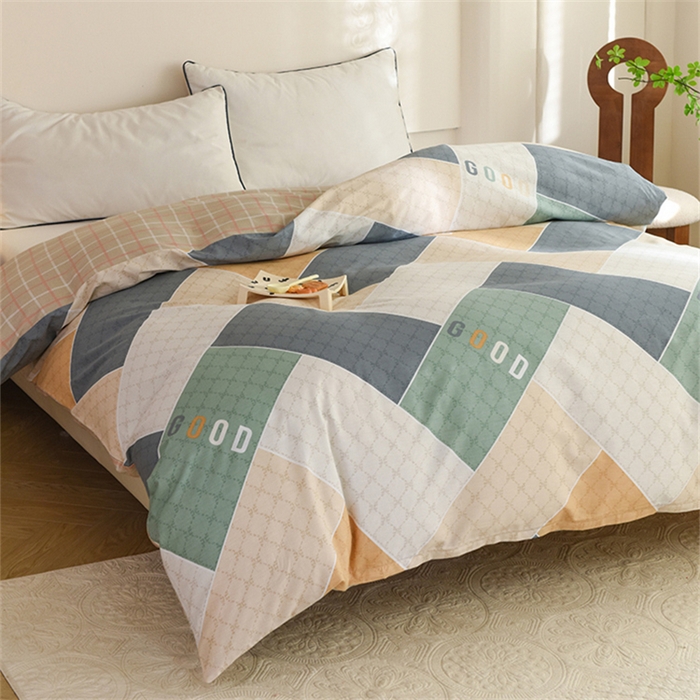 91家纺网 家纺一手货源 找家纺 八十八家纺 2025新款全棉12868系列单品被套 街角咖啡