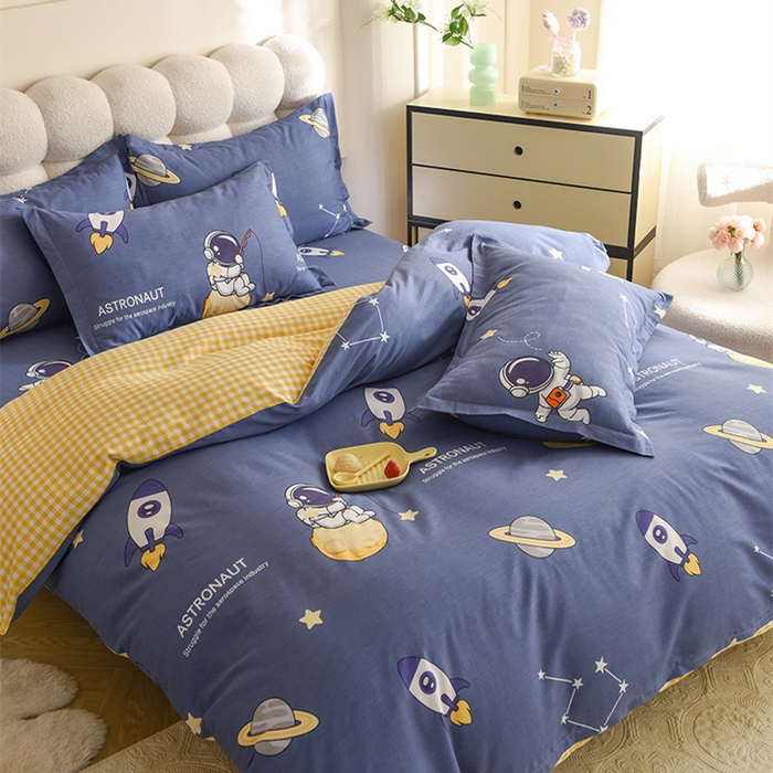 91家纺网 家纺一手货源 找家纺 八十八家纺 2025新款全棉12868床笠款四件套 星际迷航