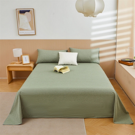 91家纺网 家纺一手货源 找家纺 （总）恋人优选 2024新款纯棉色织水洗床单枕套