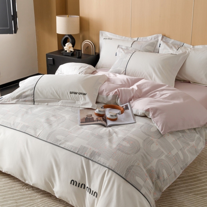 91家纺网 家纺一手货源 找家纺 卡姿家纺 2024春夏小资简约款四件套—丽森 丽森几何