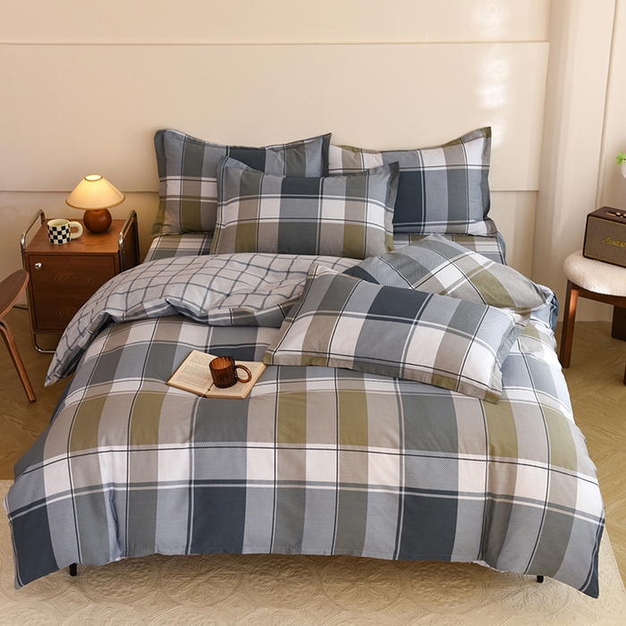 91家纺网 家纺一手货源 找家纺 八十八家纺 2025新款全棉12868床笠款四件套 加州风情