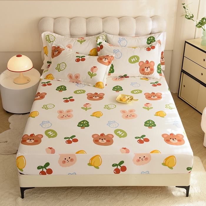 91家纺网 家纺一手货源 找家纺 八十八家纺 2025新款全棉12868系列单品床笠 糖果盒