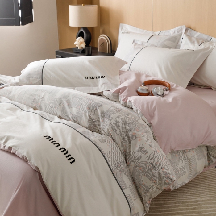 91家纺网 家纺一手货源 找家纺 卡姿家纺 2024春夏小资简约款四件套—丽森 丽森几何