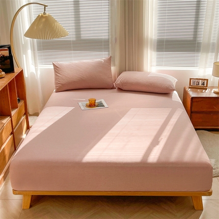 91家纺网 家纺一手货源 找家纺 （总）恋人优选 2024新款纯棉色织床笠枕套