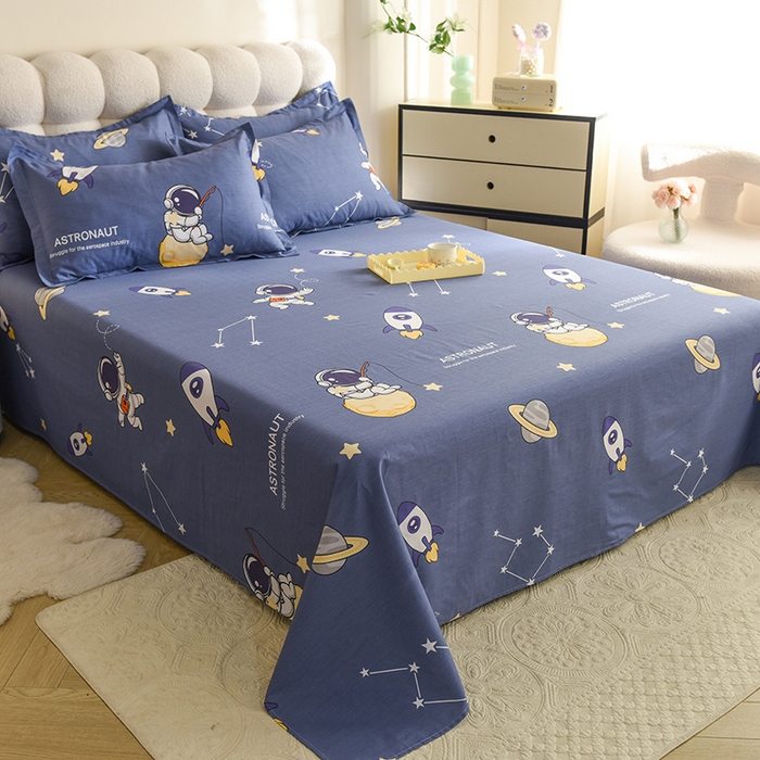 91家纺网 家纺一手货源 找家纺 八十八家纺2025新款全棉12868系列四件套单品床单 星际迷航