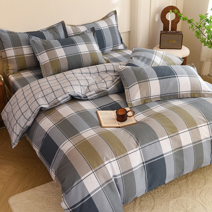 91家纺网 家纺一手货源 找家纺 八十八家纺 2025新款全棉12868床笠款四件套 加州风情