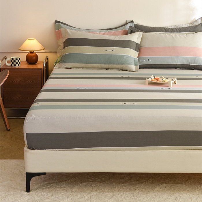 91家纺网 家纺一手货源 找家纺 八十八家纺 2025新款全棉12868系列单品床笠 绅调