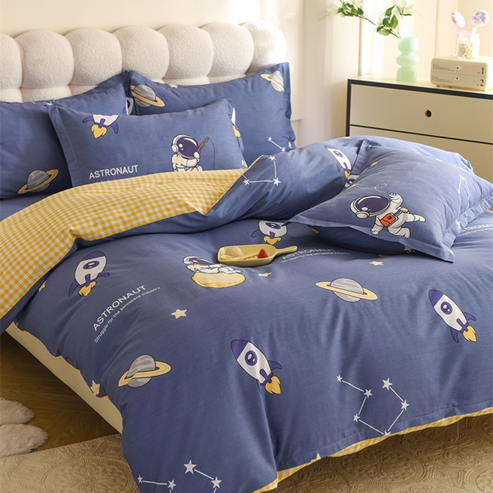 91家纺网 家纺一手货源 找家纺 八十八家纺 2025新款全棉12868床笠款四件套 星际迷航