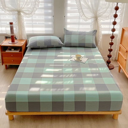 91家纺网 家纺一手货源 找家纺 （总）恋人优选 2024新款纯棉色织床笠枕套