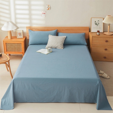 91家纺网 家纺一手货源 找家纺 （总）恋人优选 2024新款纯棉色织水洗床单枕套