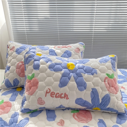 91家纺网 家纺一手货源 找家纺 （总） 九亭家纺 2024新款全棉夹棉防口水防头油枕套