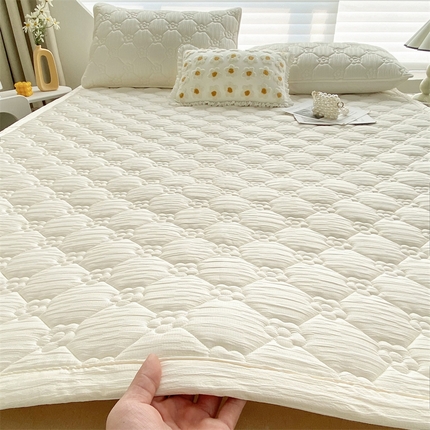 91家纺网 家纺一手货源 找家纺 （总）鑫钰 2024新款A类水洗棉大豆夹棉床护垫