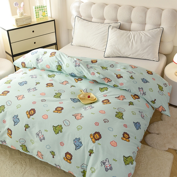 91家纺网 家纺一手货源 找家纺 八十八家纺 2025新款全棉12868系列单品被套 森森乐园