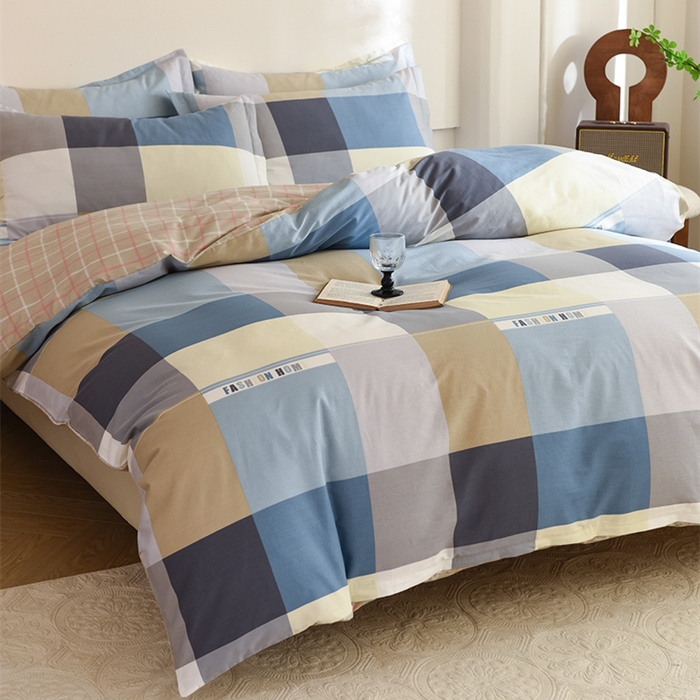 91家纺网 家纺一手货源 找家纺 八十八家纺 2025新款全棉12868床笠款四件套 简伯格