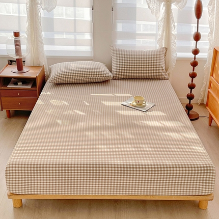 91家纺网 家纺一手货源 找家纺 （总）恋人优选 2024新款纯棉色织床笠枕套