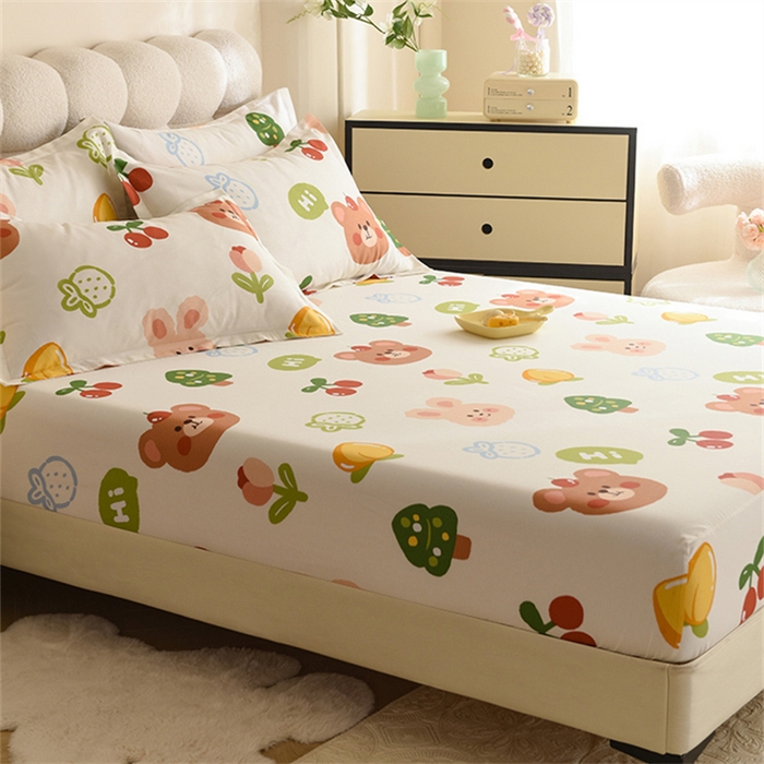 91家纺网 家纺一手货源 找家纺 八十八家纺 2025新款全棉12868系列单品床笠 糖果盒