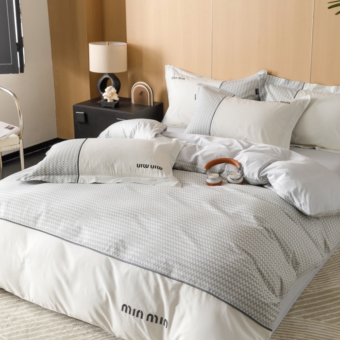 91家纺网 家纺一手货源 找家纺 卡姿家纺 2024春夏小资简约款四件套—丽森 丽森波纹