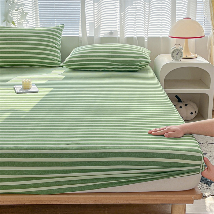 91家纺网 家纺一手货源 找家纺 蓝米卡夫 2024新品-全棉色织水洗棉A类单品系列 翡翠