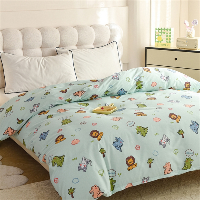 91家纺网 家纺一手货源 找家纺 八十八家纺 2025新款全棉12868系列单品被套 森森乐园