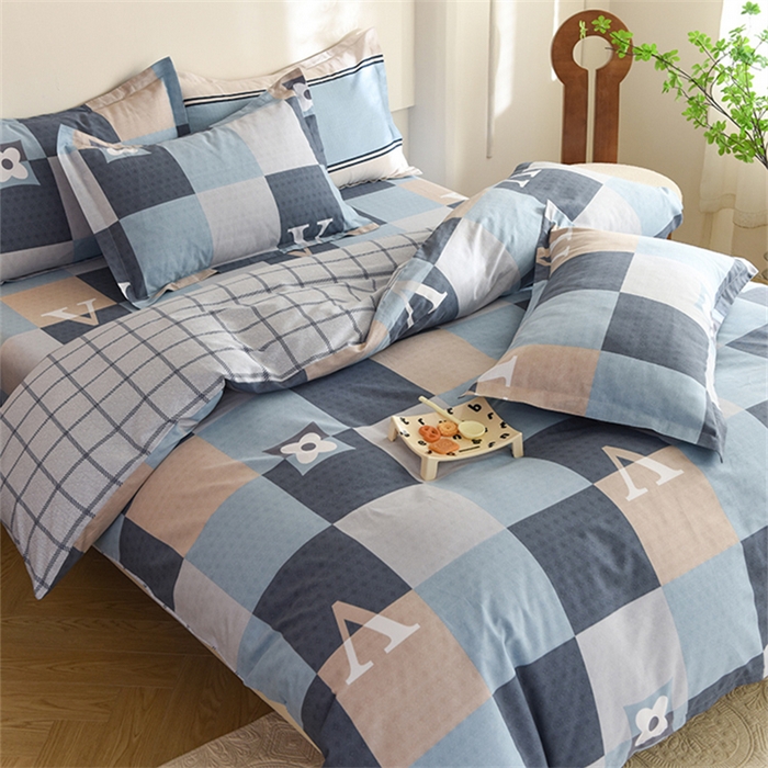 91家纺网 家纺一手货源 找家纺 八十八家纺 2025新款全棉12868床笠款四件套 交响曲