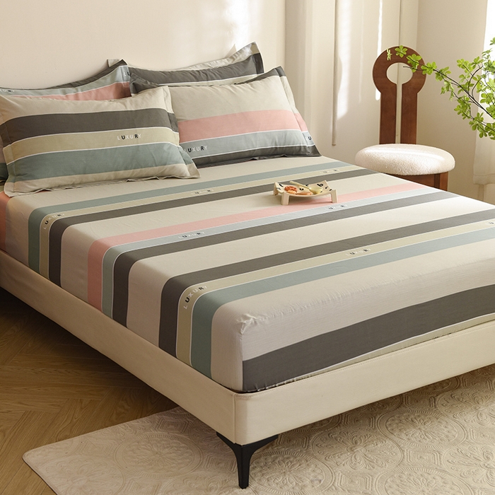 91家纺网 家纺一手货源 找家纺 八十八家纺 2025新款全棉12868系列单品床笠 绅调